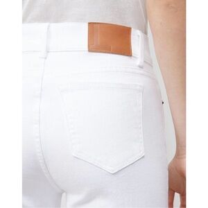 Lafayette 148 New York Reeve White Straight Leg Jeans Size 29